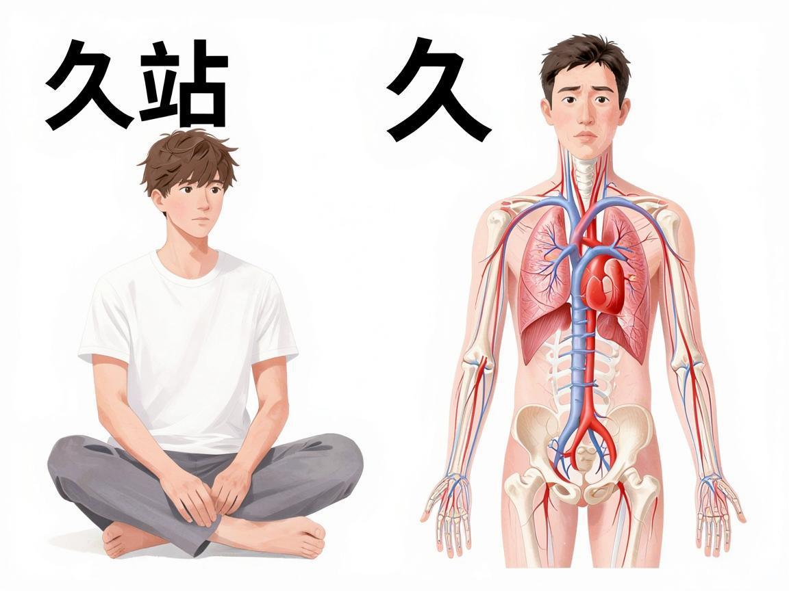 久坐久站危害与预防静脉曲张