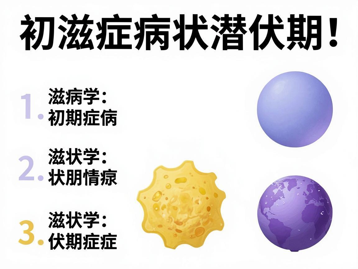 艾滋病初期症状与潜伏期警示