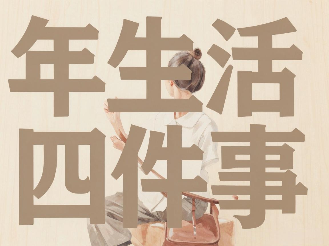 高质量老年生活四件事