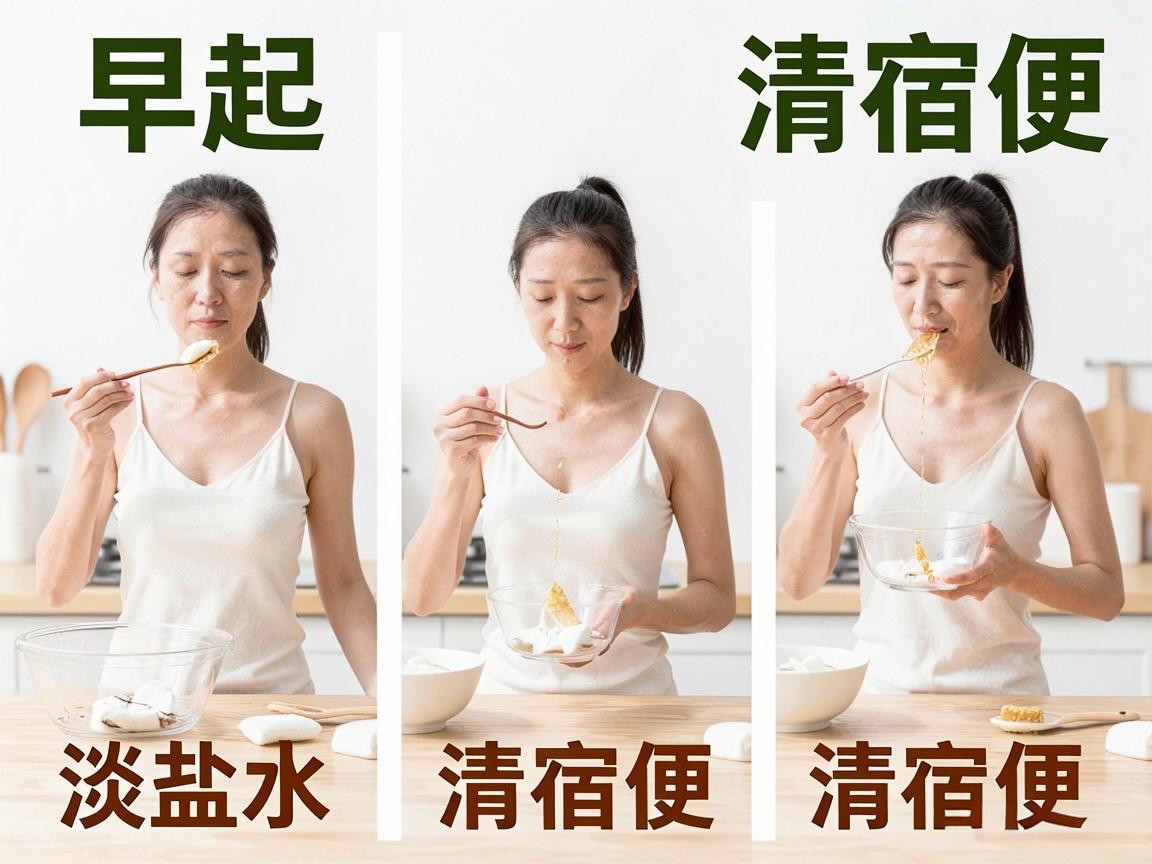 健康谣言揭秘:早起淡盐水、吃素、清宿便等真相