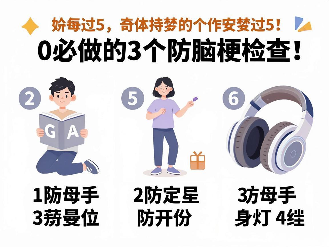 父母过50必做的3个防脑梗检查