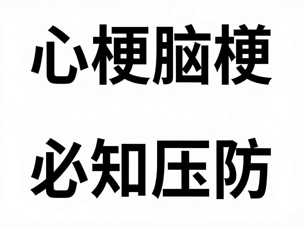 高血压防心梗脑梗必知3点