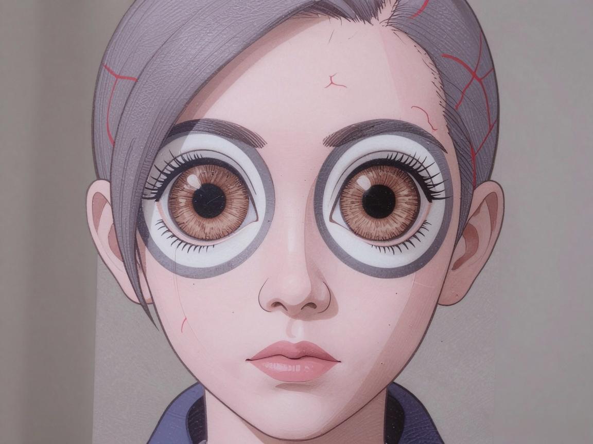 小眼恢复好,血管平了