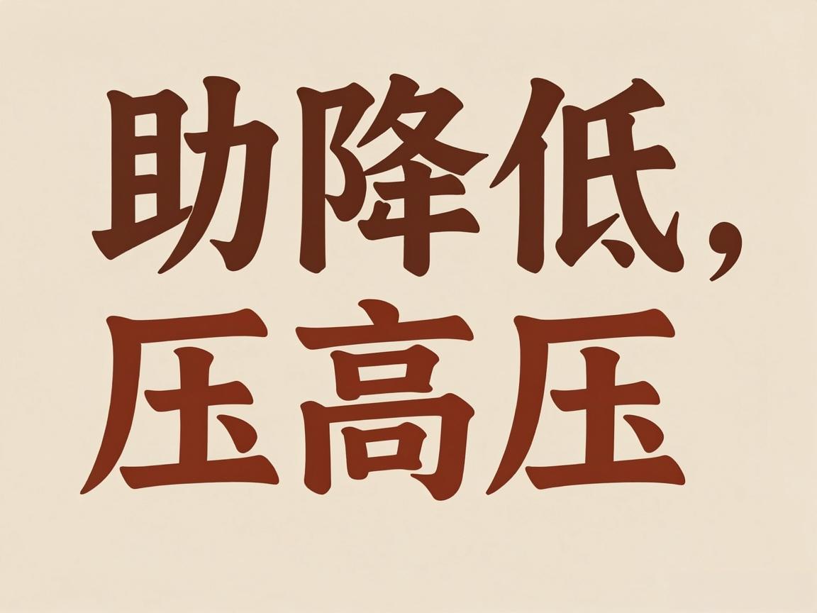 4个习惯助降低压高压