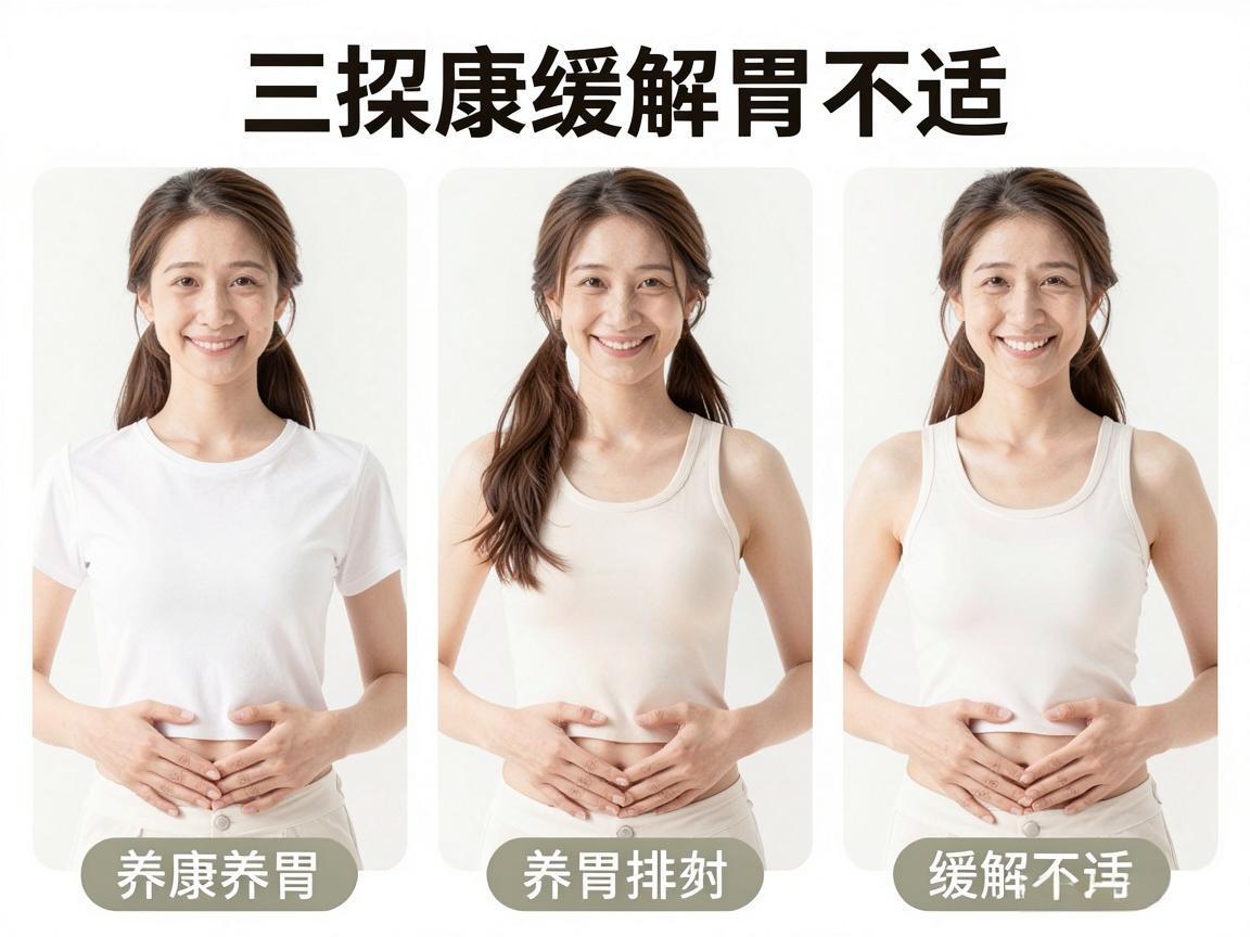 健康养胃操：三招缓解胃不适