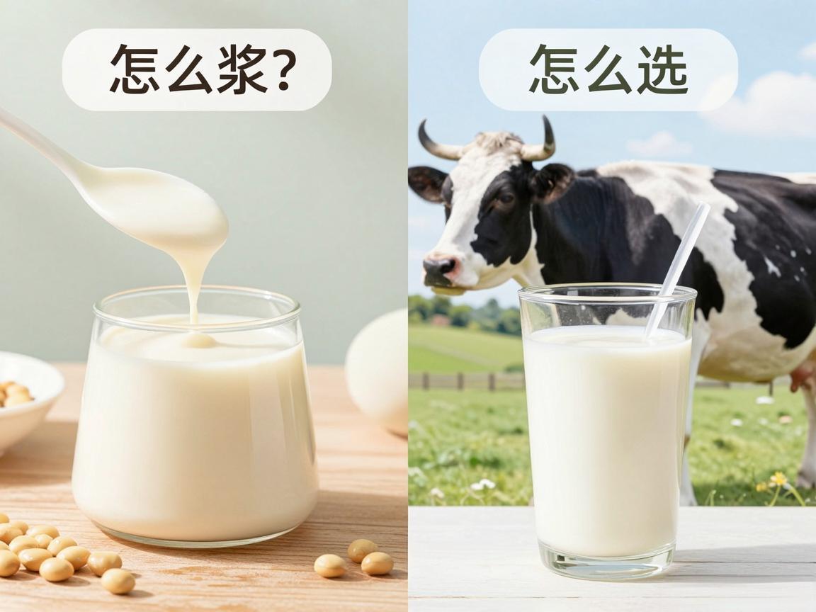 豆浆和牛奶怎么选？