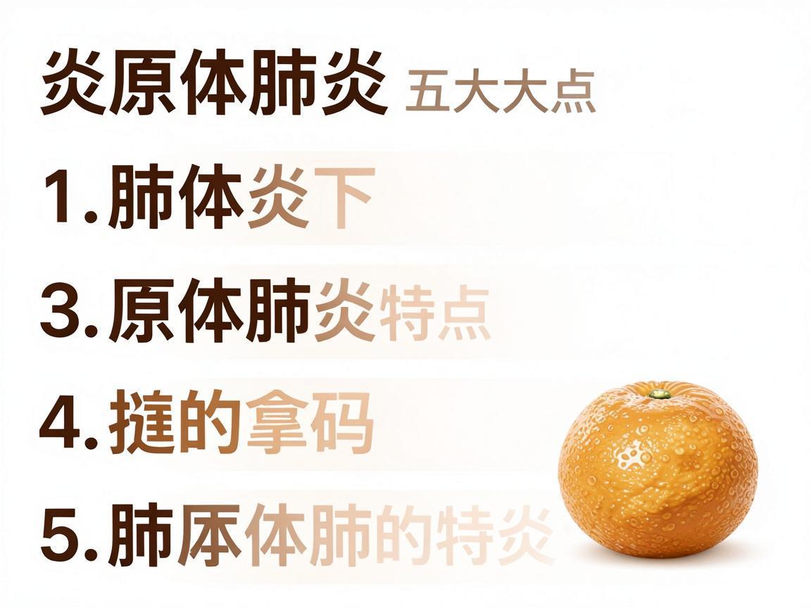支原体肺炎五大特点