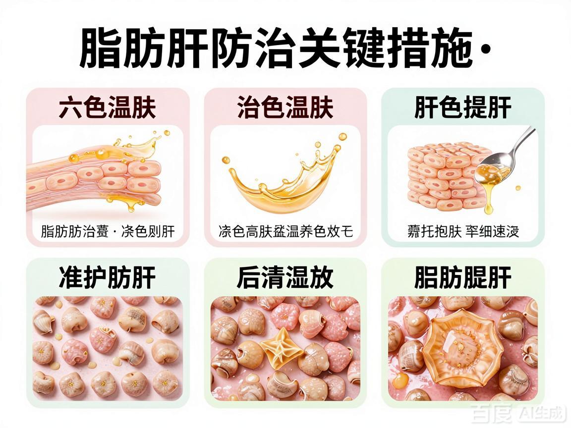 脂肪肝防治六大关键措施