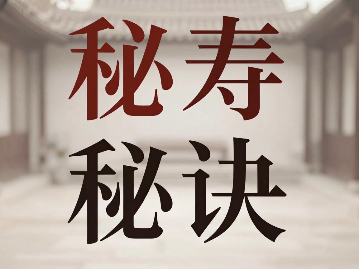 长寿八大秘诀