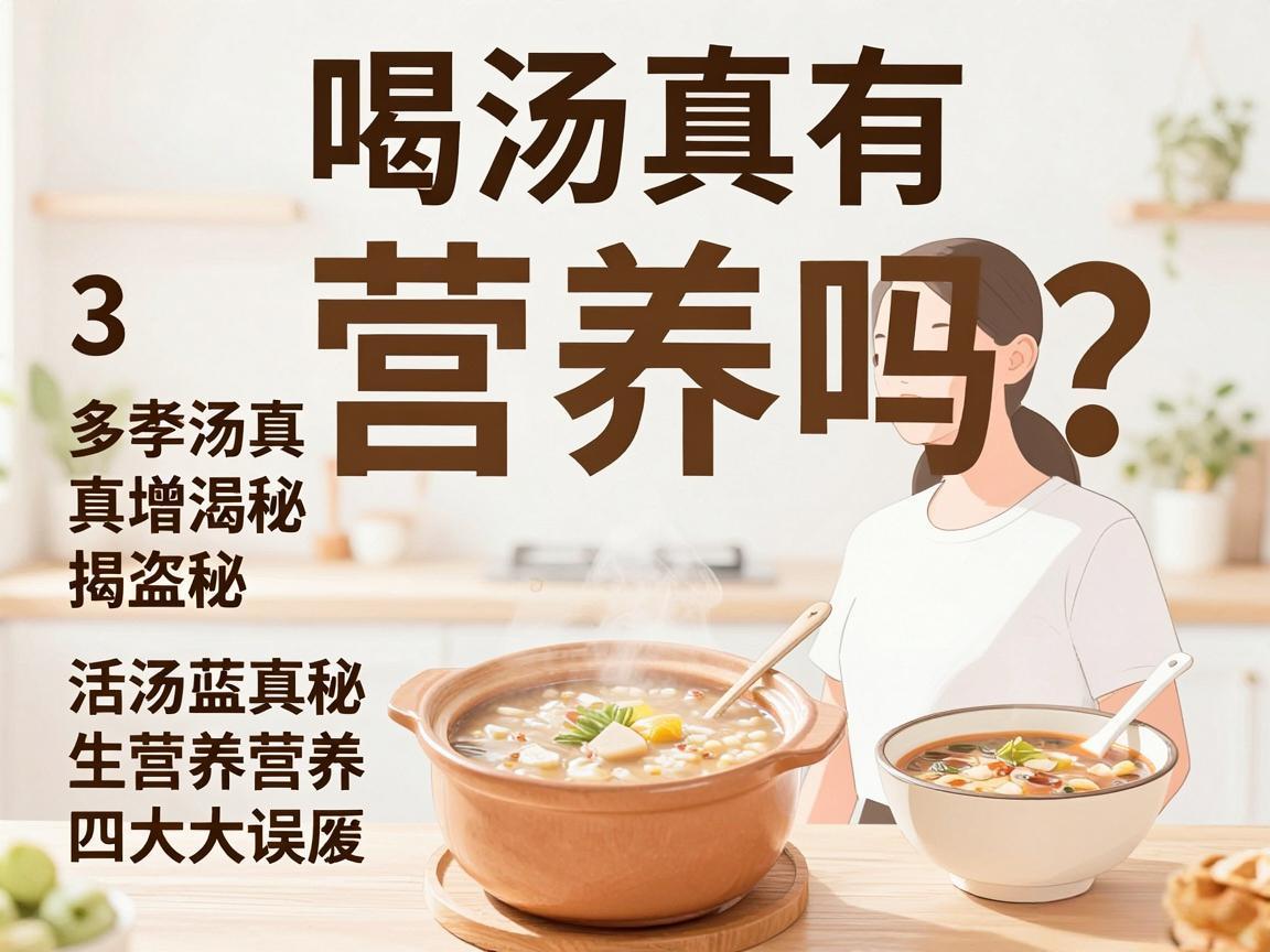 喝汤真有营养吗？四大误区揭秘