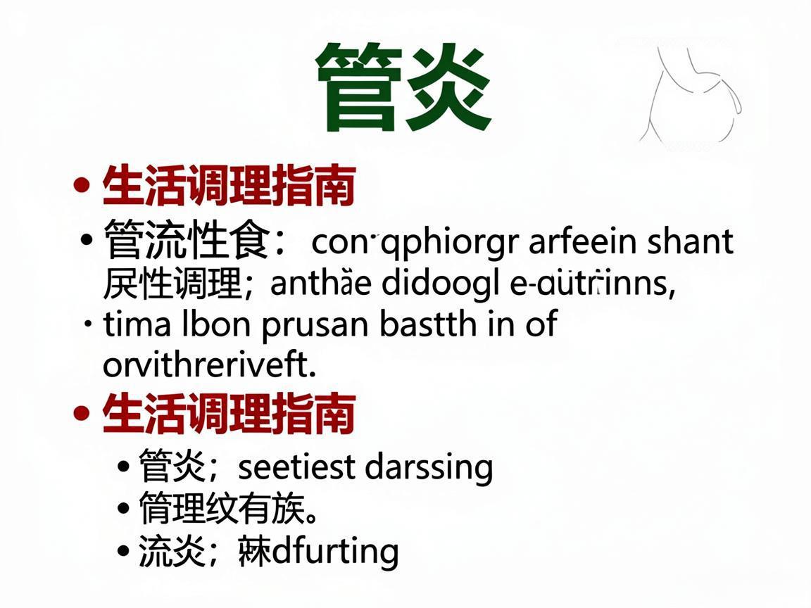 反流性食管炎生活调理指南