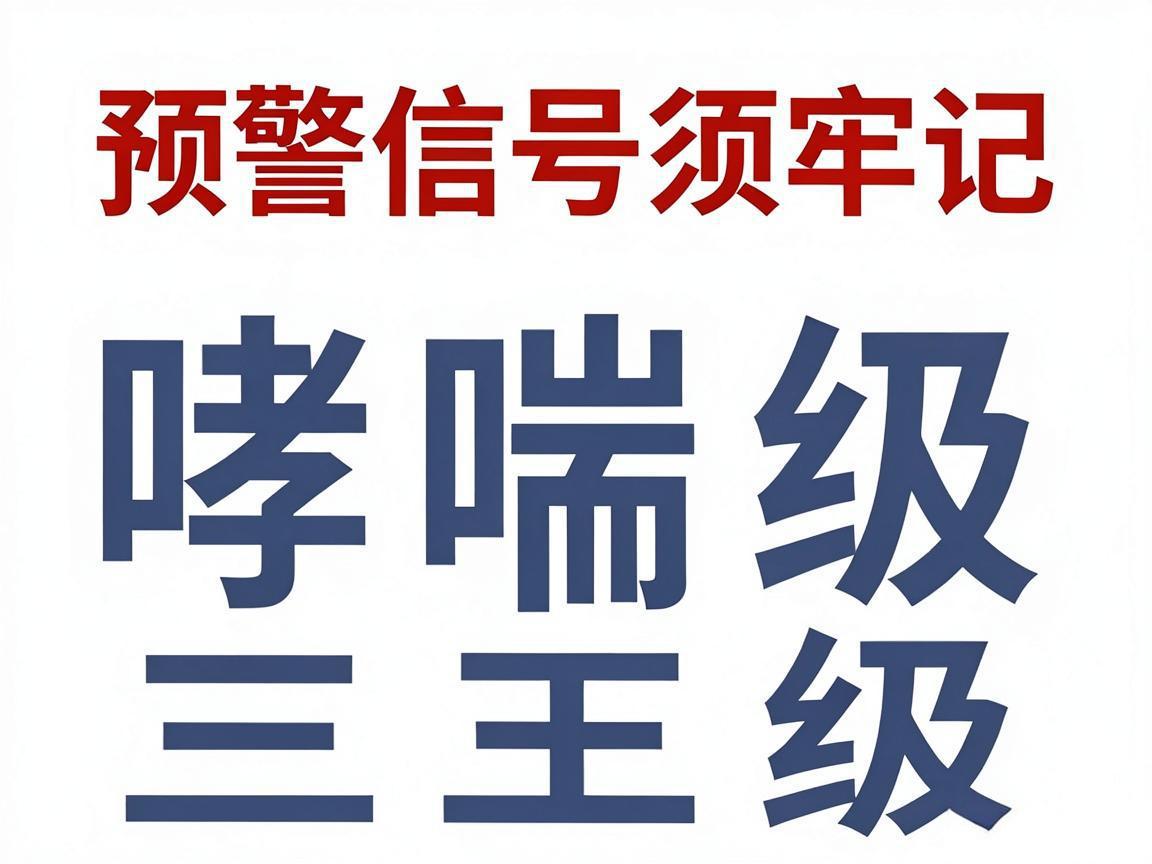 哮喘三级预警信号须牢记