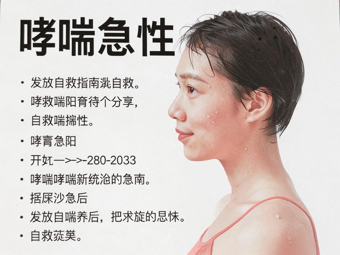哮喘急性发作自救指南