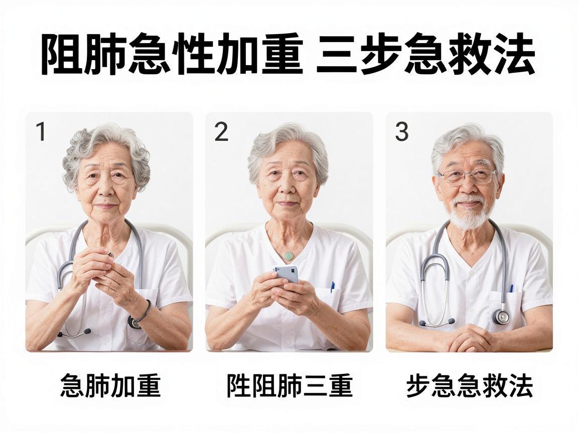 慢阻肺急性加重三步急救法