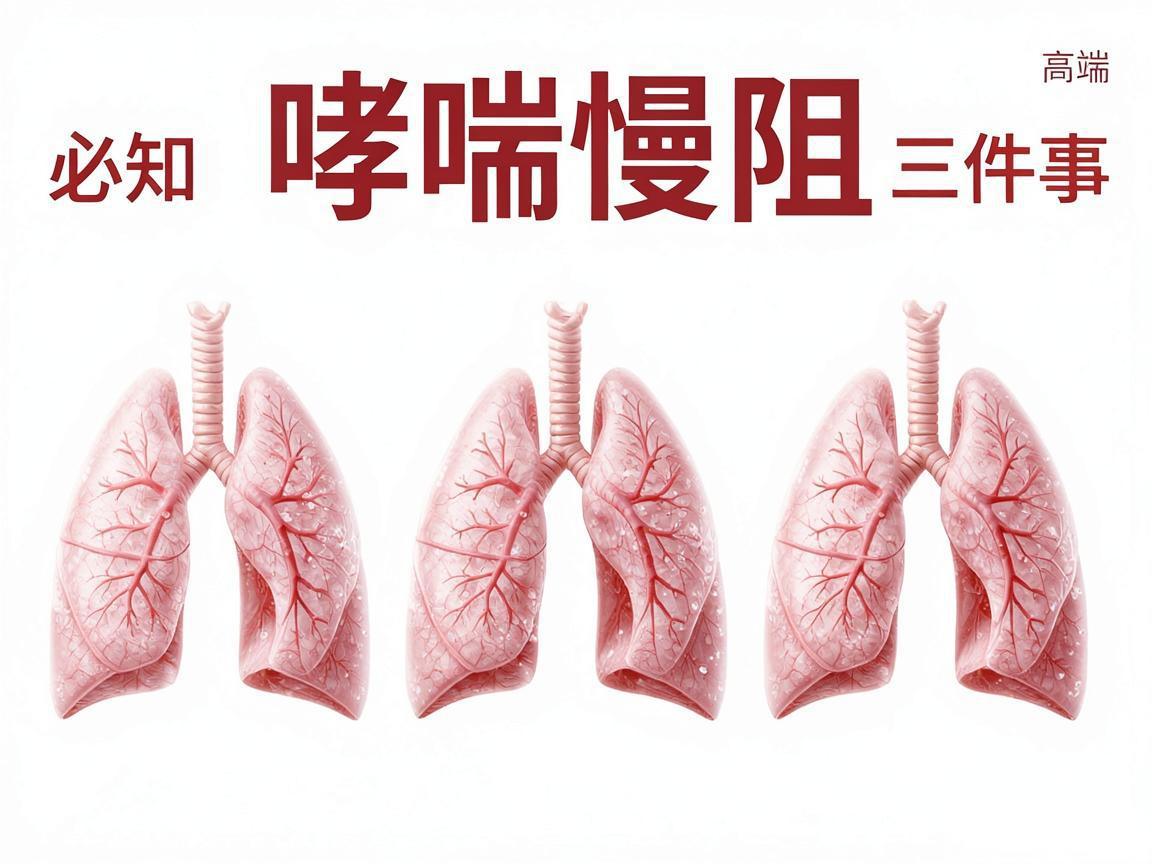 哮喘慢阻肺患者必知三件事