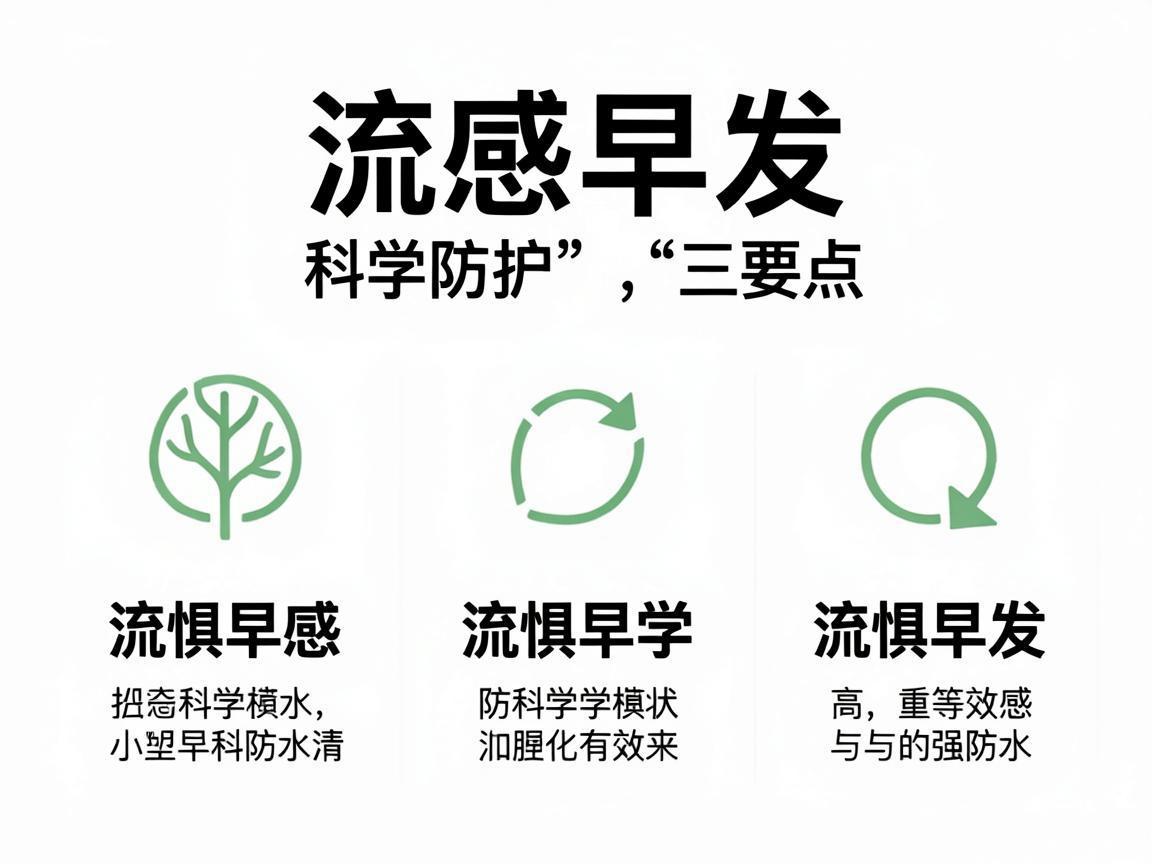 警惕早发流感，科学防护三要点