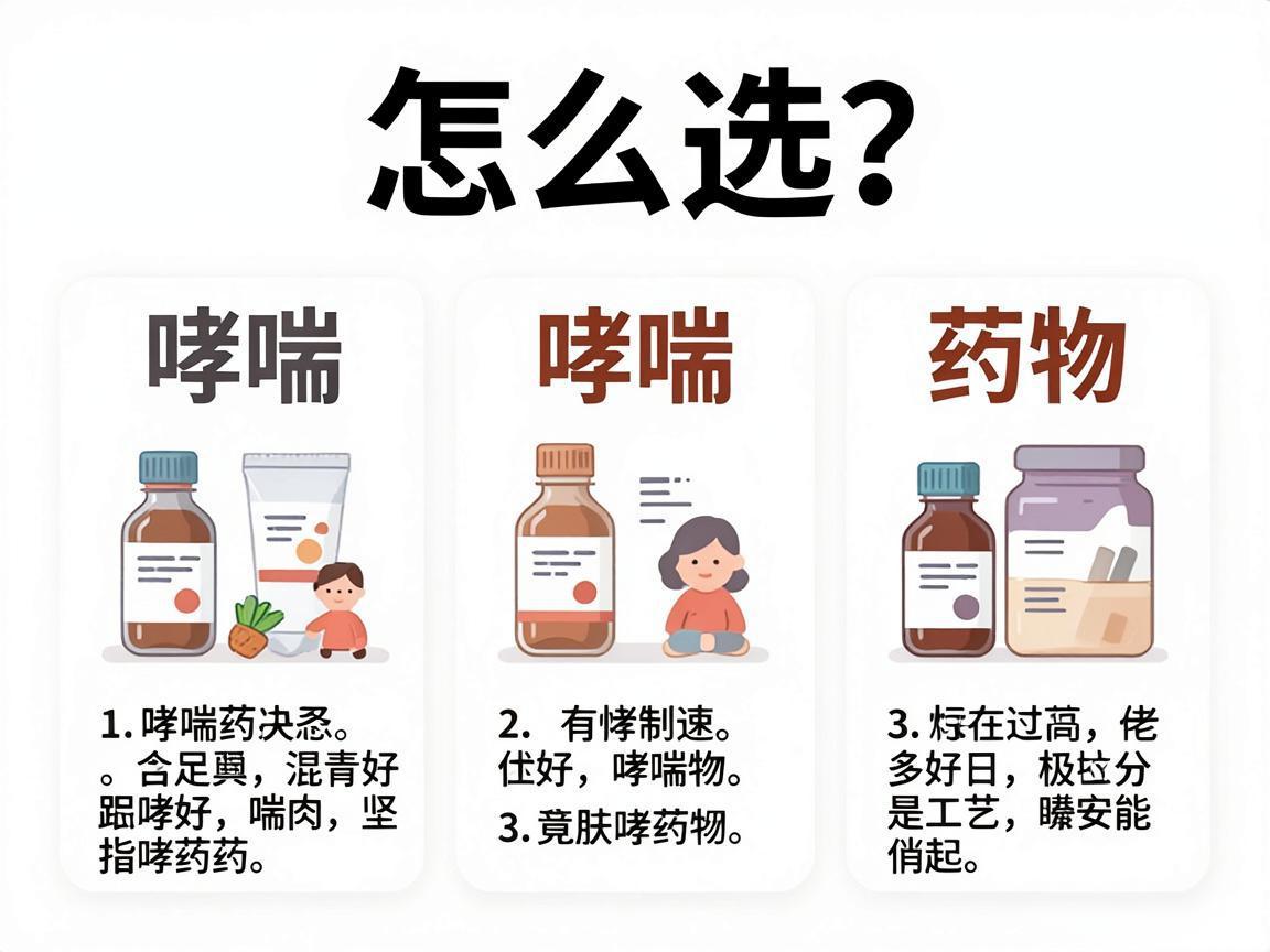 哮喘药物怎么选？三类药详解
