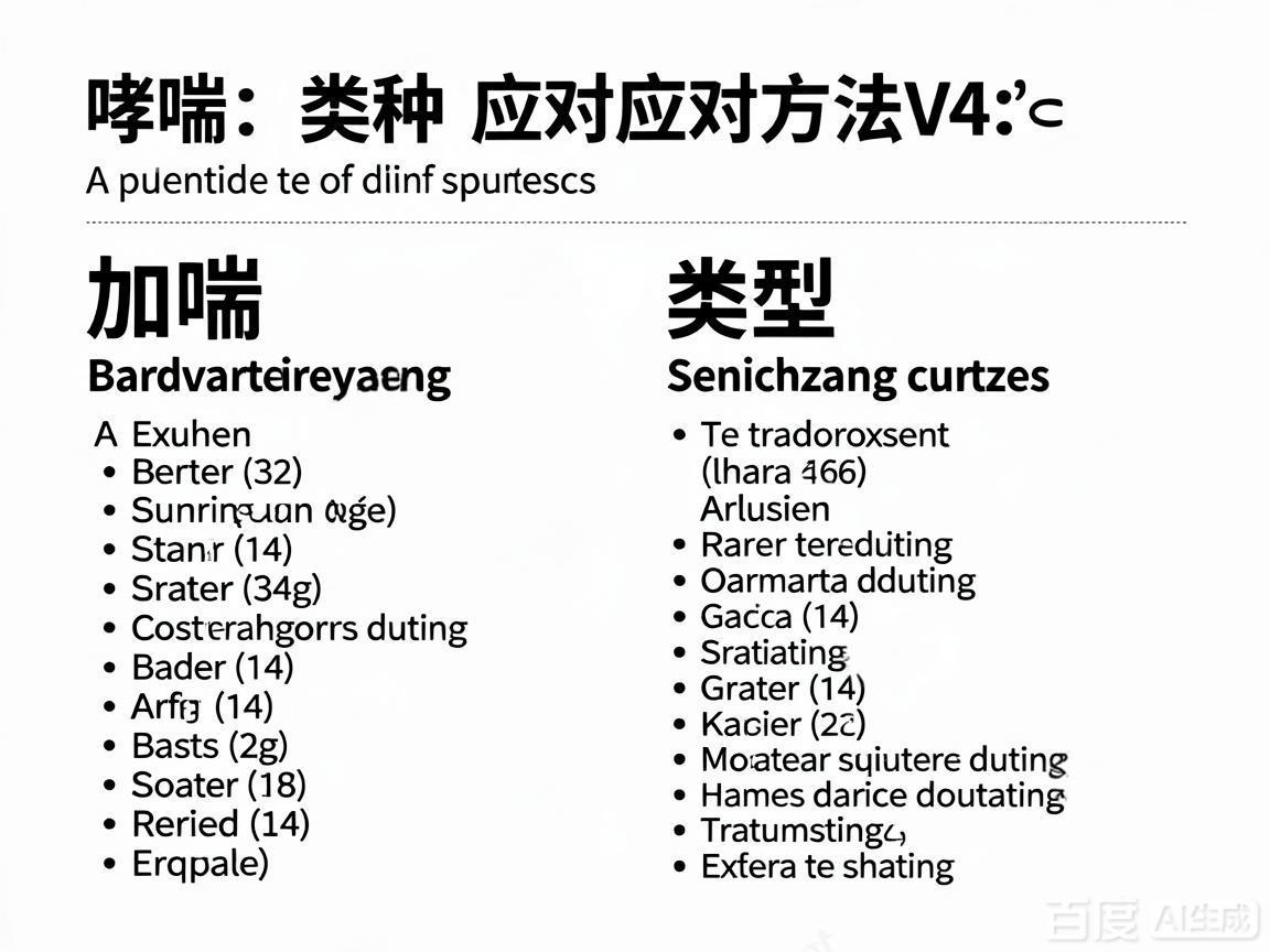 两种哮喘类型及应对方法