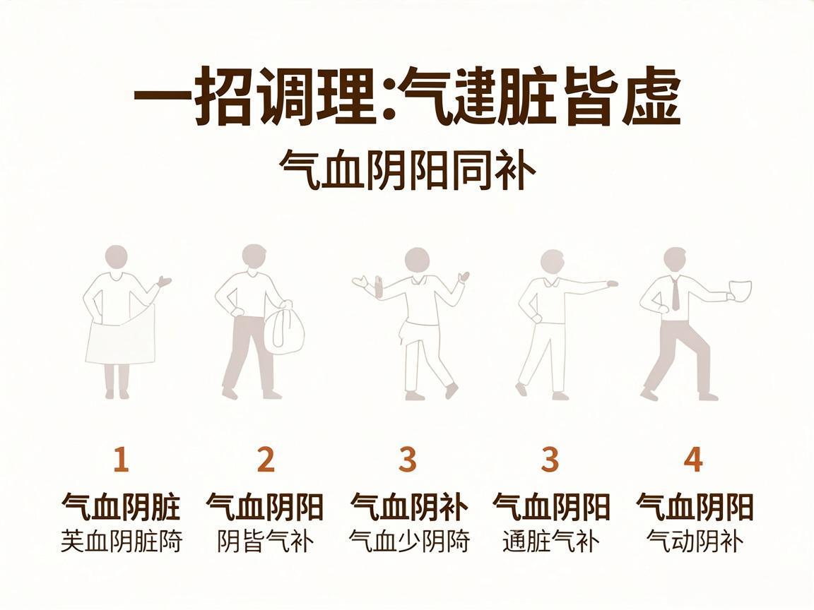五脏皆虚一招调理：气血阴阳同补