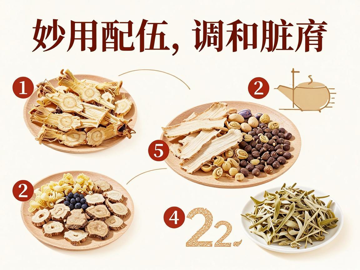 中药配伍妙用,调和脏腑