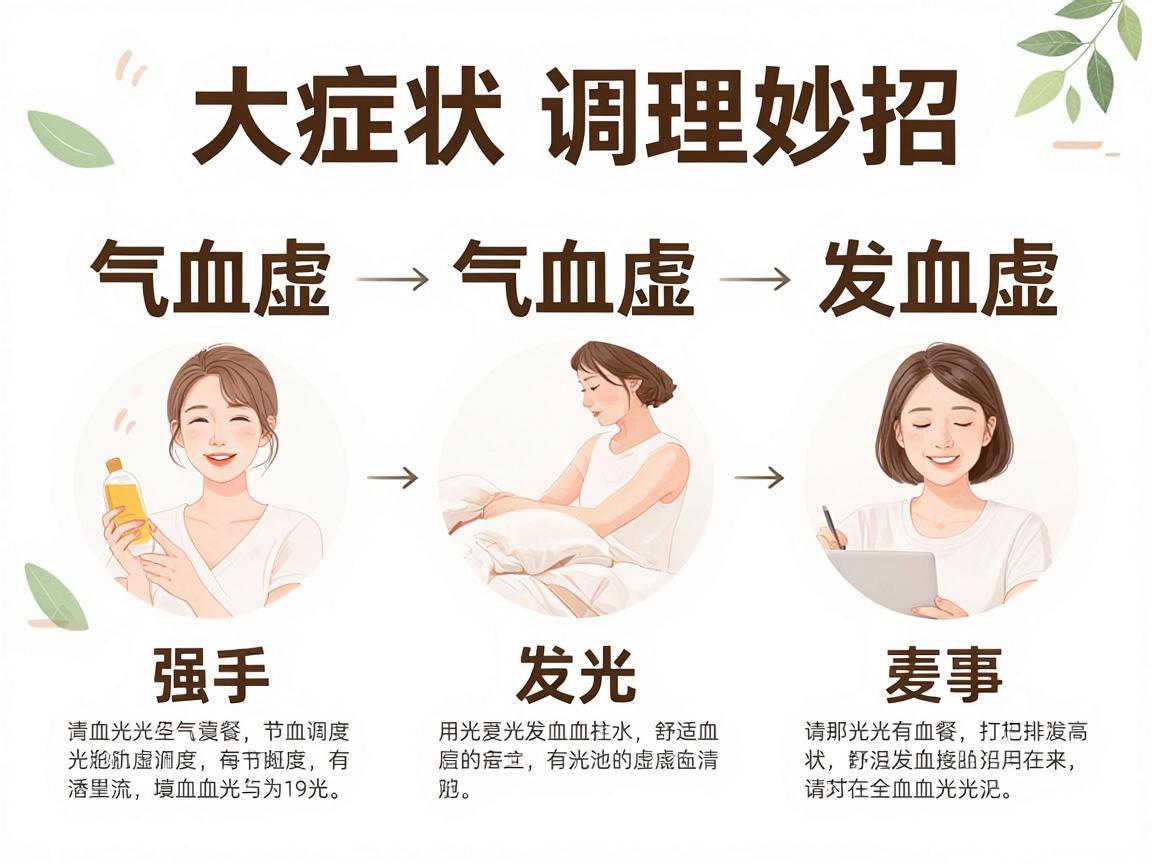 气血虚三大症状及调理妙招