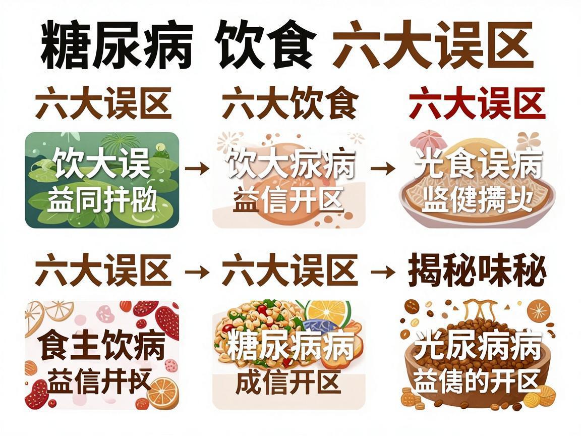 糖尿病饮食六大误区揭秘