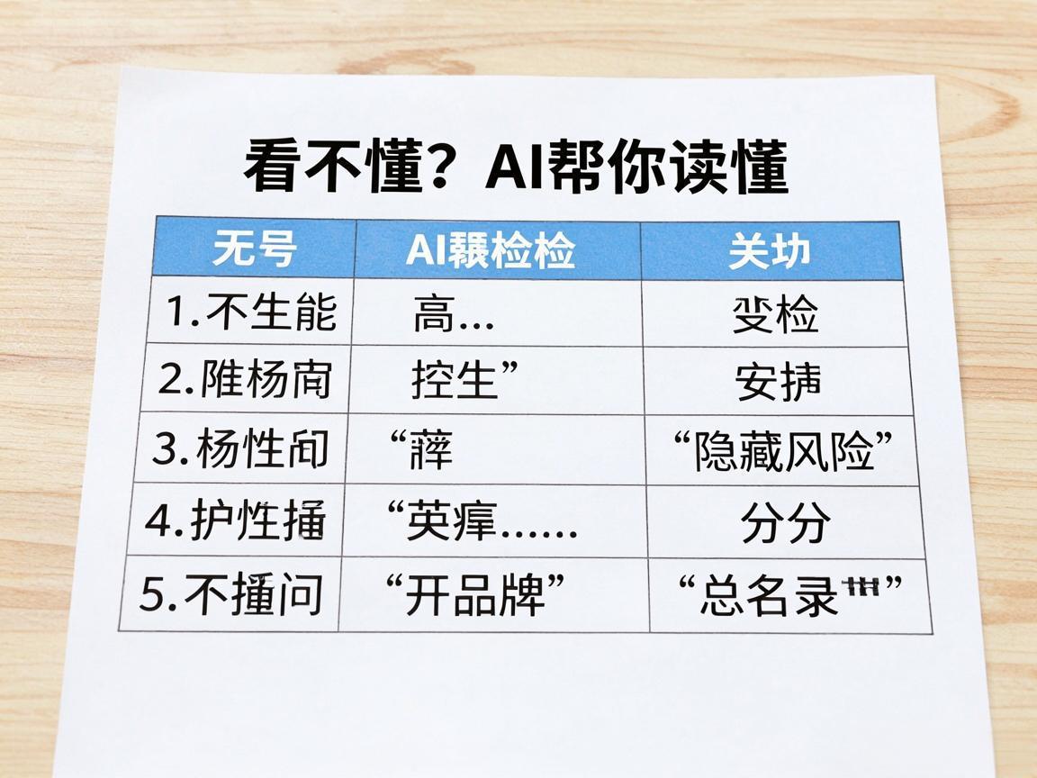 体检报告看不懂？AI帮你读懂隐藏风险