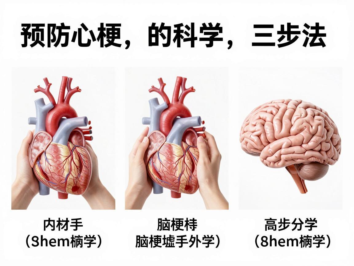 预防心梗脑梗的科学三步法