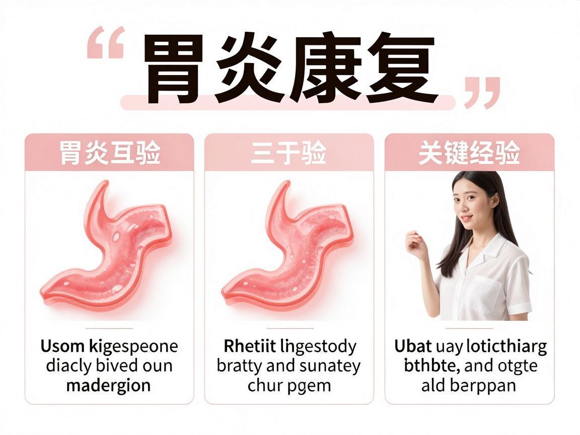 胃炎康复的三大关键经验