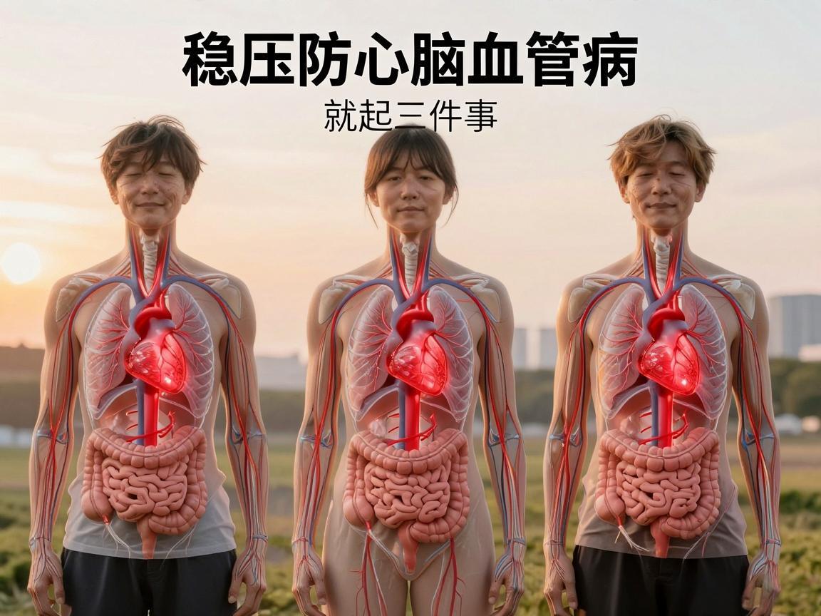 晨起三件事，稳压防心脑血管病