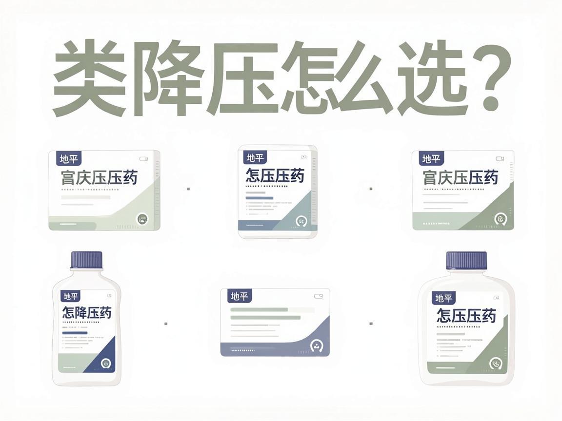 5种地平类降压药怎么选？