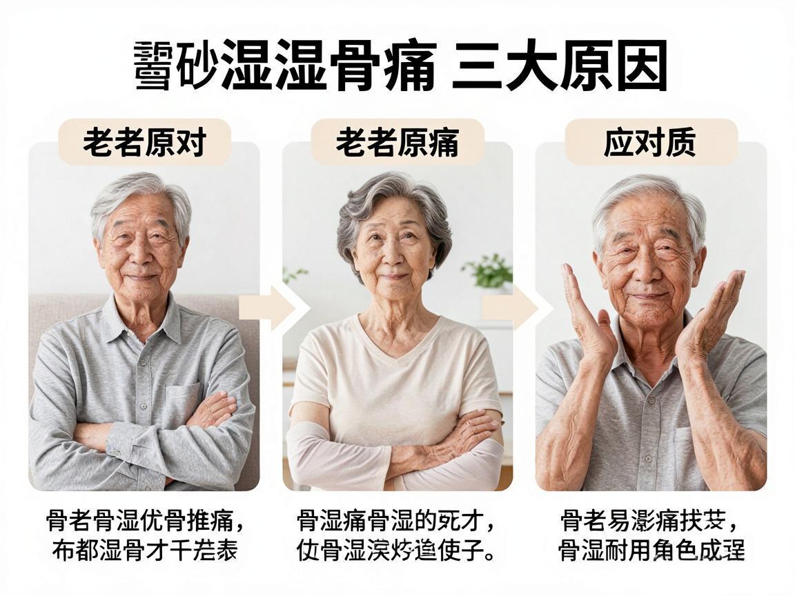 中老年风湿骨痛三大原因及应对