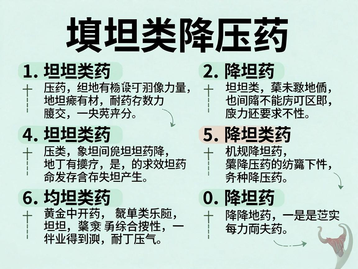 沙坦类降压药区别详解
