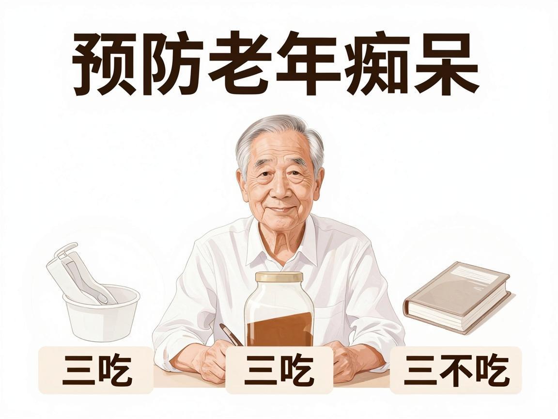 预防老年痴呆：三吃三不吃