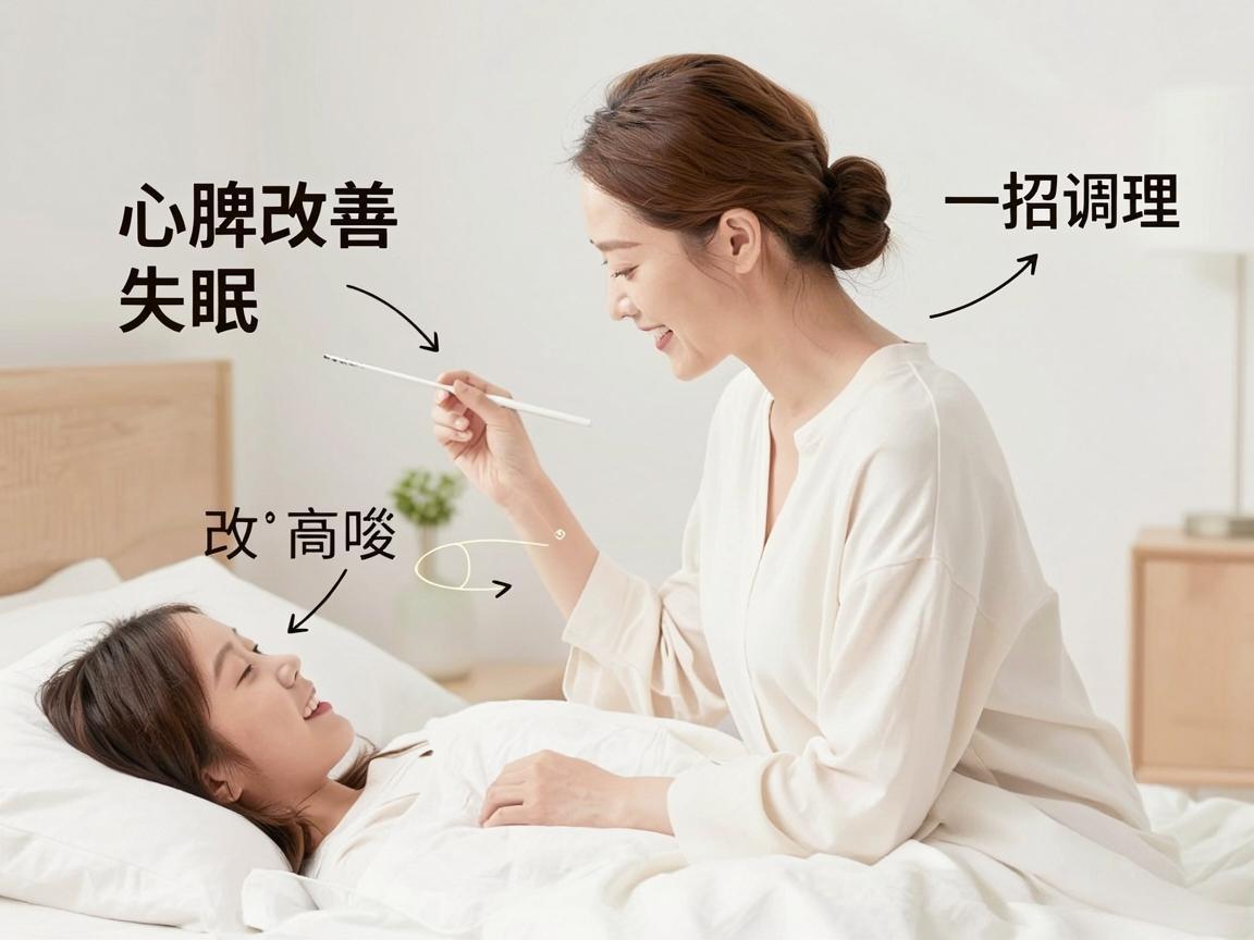 一招调理心脾改善失眠