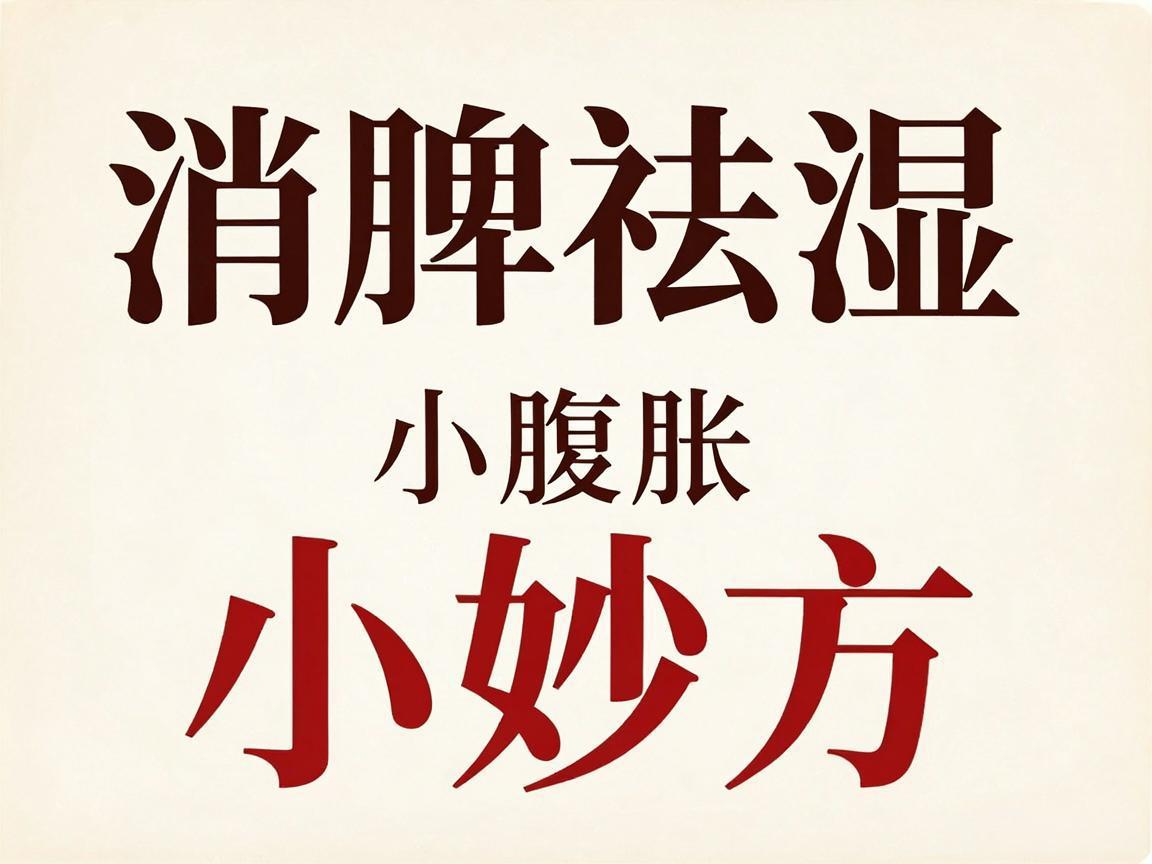 健脾祛湿消腹胀小妙方